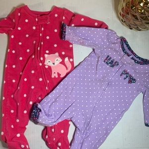 Newborn onesies BABY GIRL  like new